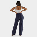 Impact Wide Leg Pants - Navy