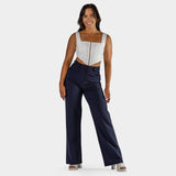 Impact Wide Leg Pants - Navy