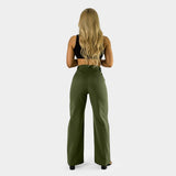 Impact Wide Leg Pants - Olive