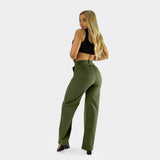 Impact Wide Leg Pants - Olive