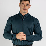 Performance Bamboo Dress Shirt - Emerald Green - Kojo Fit