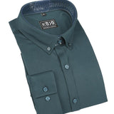 Performance Bamboo Dress Shirt - Emerald Green - Kojo Fit