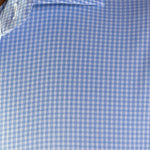 Performance Bamboo Dress Shirt - Light Blue Gingham - Kojo Fit