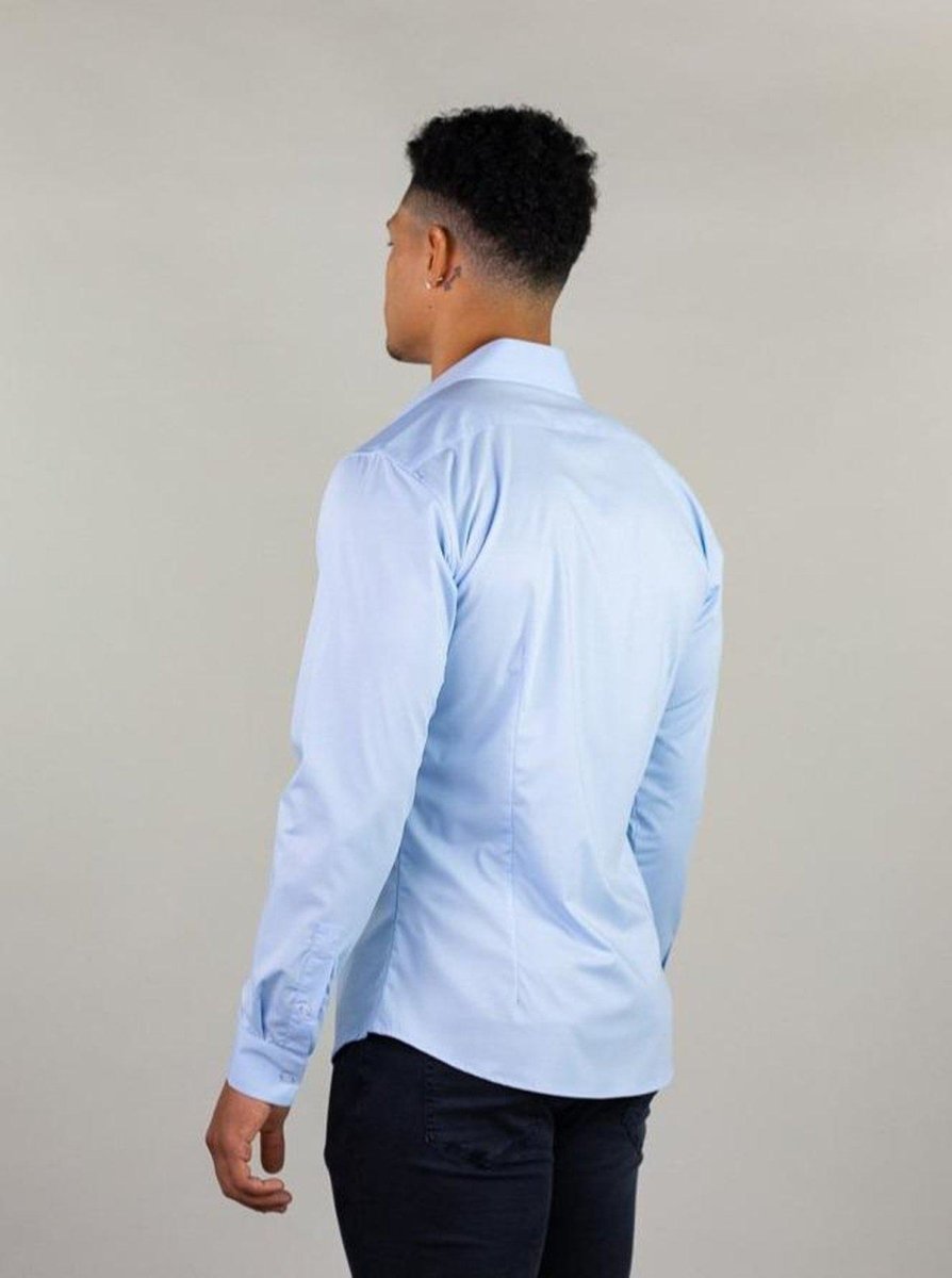 Return Sale - Performance Bamboo Dress Shirt - Sky Blue - Kojo Fit