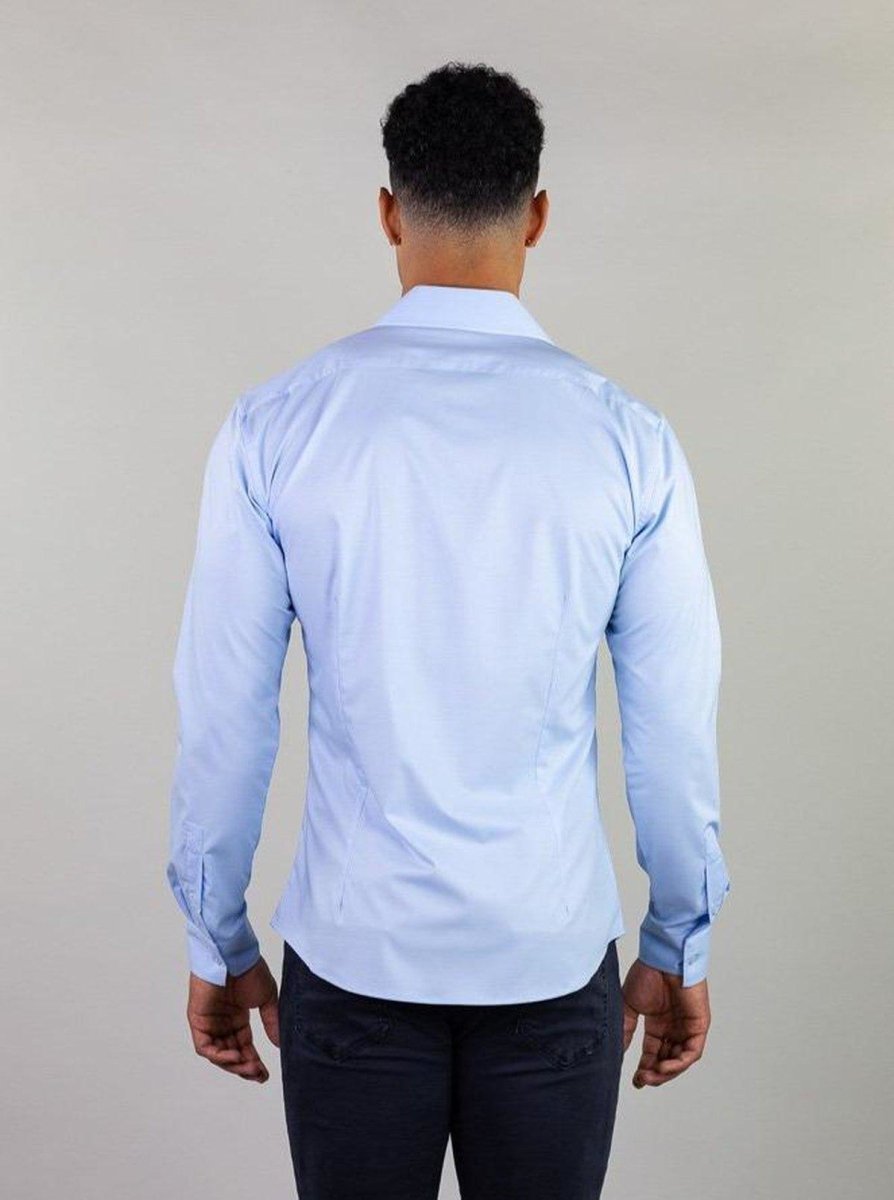 Return Sale - Performance Bamboo Dress Shirt - Sky Blue - Kojo Fit