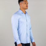 Return Sale - Performance Bamboo Dress Shirt - Sky Blue - Kojo Fit