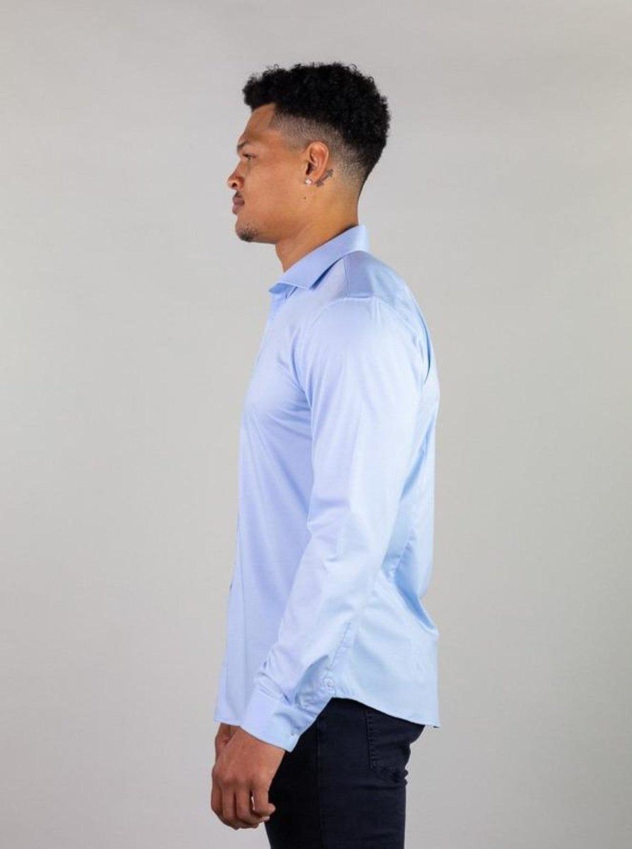 Return Sale - Performance Bamboo Dress Shirt - Sky Blue - Kojo Fit