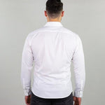 Return Sale - Performance Bamboo Dress Shirt - White - Kojo Fit