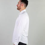 Return Sale - Performance Bamboo Dress Shirt - White - Kojo Fit