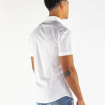 Return Sale - Performance Bamboo Short Sleeve Shirt - White - Kojo Fit