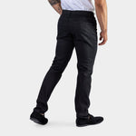 Mens Muscle Fit Black Trousers Black