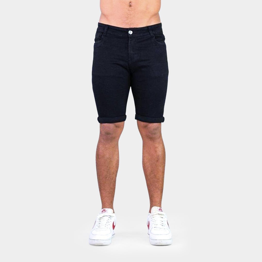 Mens Denim Jeans Shorts For Muscular Legs